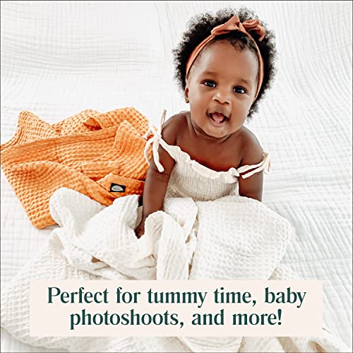 Simka Rose Waffle Cotton Swaddle Blanket for Baby