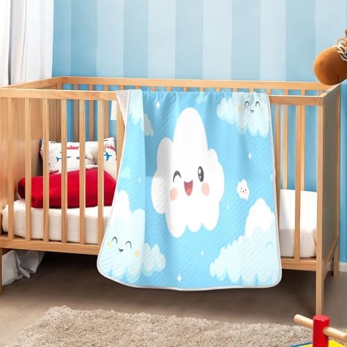 YJMYDDZ Unisex Baby Blanket Cloud Design 30x40 Inch