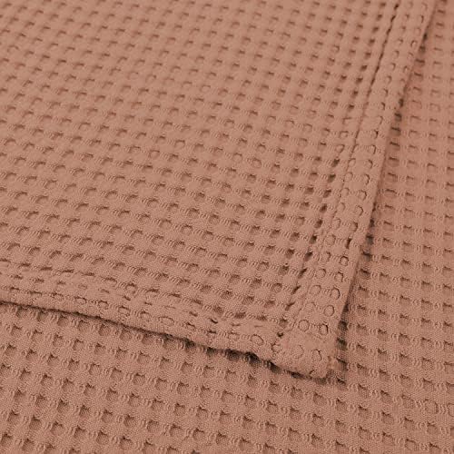 Kloovete 36 x 40 Inch Cooling Waffle Weave Blanket