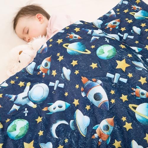 DCOOLGO Space Baby Blanket 265x40 Inches 1