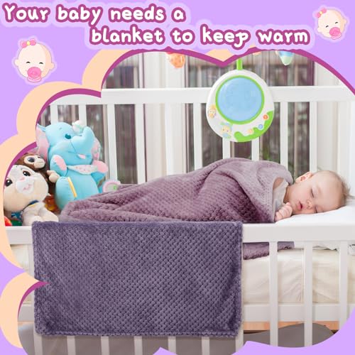 Frienda 4 Pcs Fluffy Baby Blanket Set