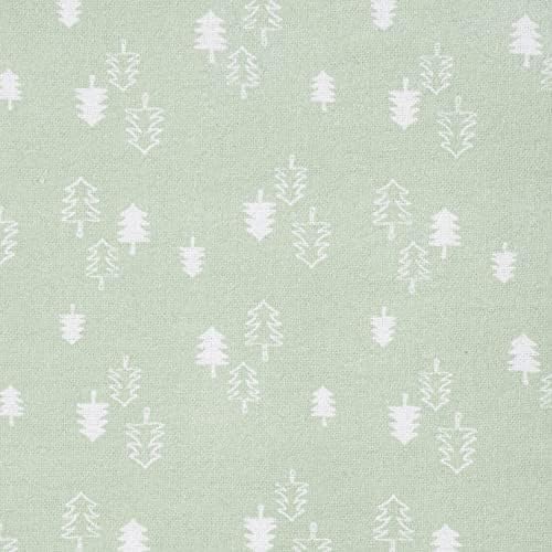Gerber Woodland White Flannel Swaddle Blankets 5 Count