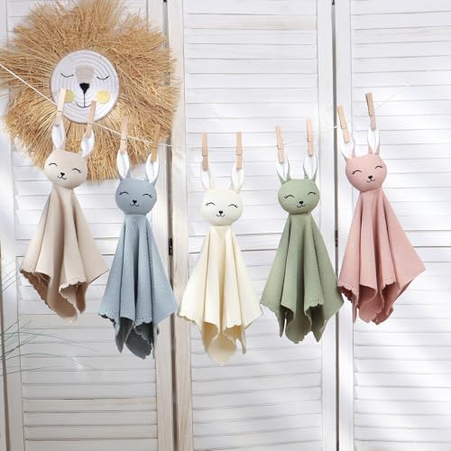 LAWKUL Bunny Lovey Baby Blanket 16x16in 1