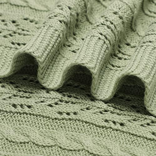 LAWKUL Neutral Knit Baby Blanket 40x30 Inches