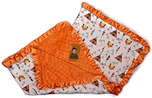 Dear Baby Gear Baby Blanket Adventure Fox Design 32x32 Inches