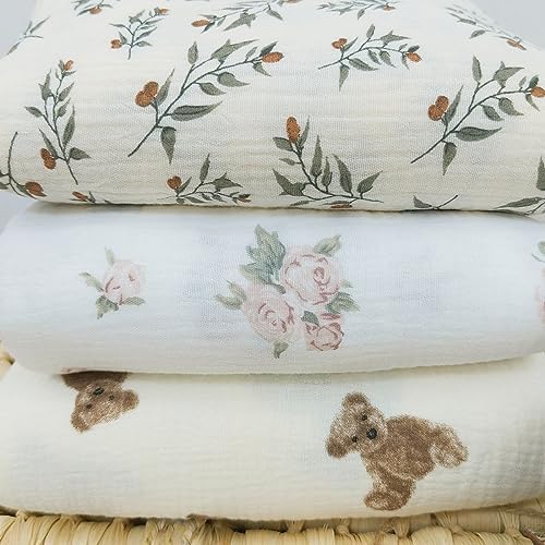 Insular Cotton Muslin Baby Blanket with Tassel - 47x40