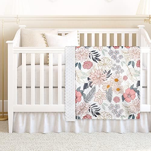 HNHUAMING Baby Blanket with Dotted Backing