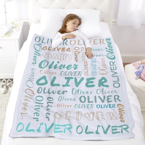 Personalized Baby Blanket with Name - Custom Newborn Gift