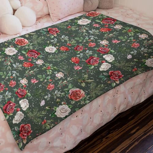 Soft Flannel Baby Blanket for Christmas Decor
