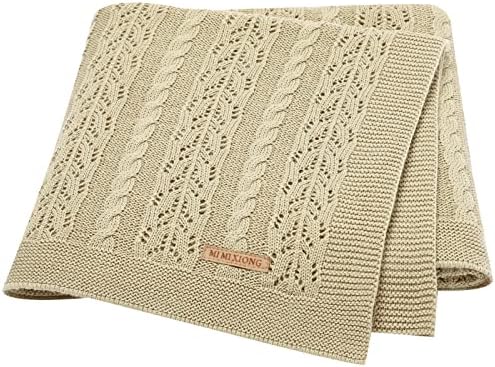 LAWKUL Knit Baby Blanket 40x30 Inches