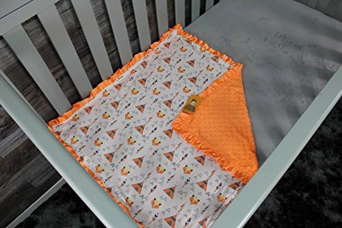 Dear Baby Gear Baby Blanket Adventure Fox Design 32x32 Inches