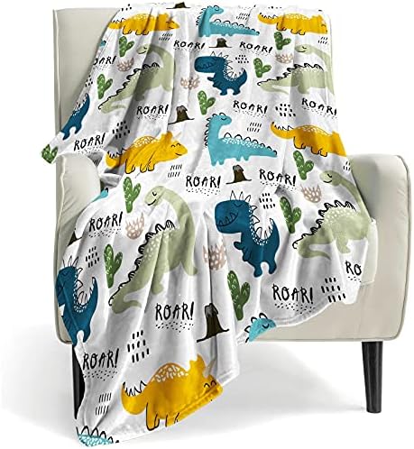 Dinosaur Kids Blanket 300 GSM Fleece 50x40 Inch