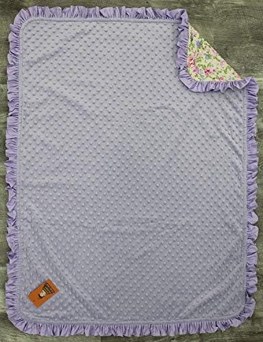 Dear Baby Gear Floral Deluxe Baby Blanket - Reversible