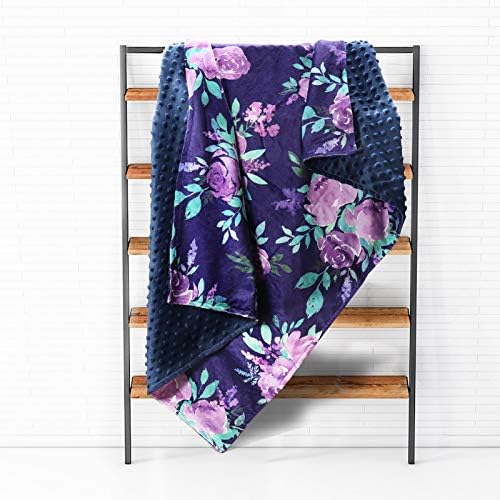 TANOFAR Soft Baby Blanket with Watercolor Flowers