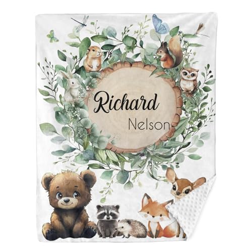 Perarts Personalized Baby Blanket with Name 35x45in