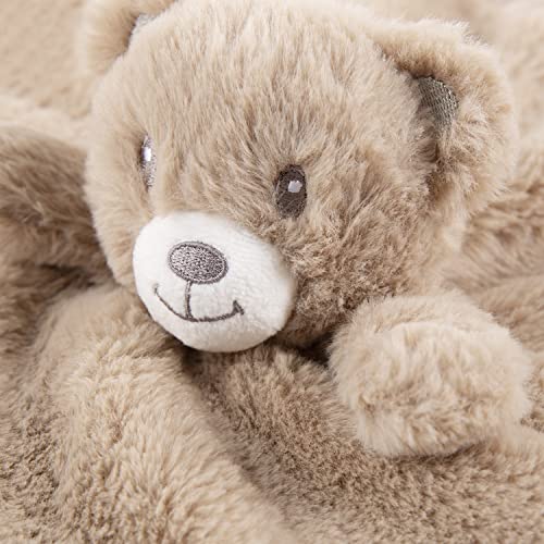 Baby Bear Security Blanket 135 Inch Dark Brown