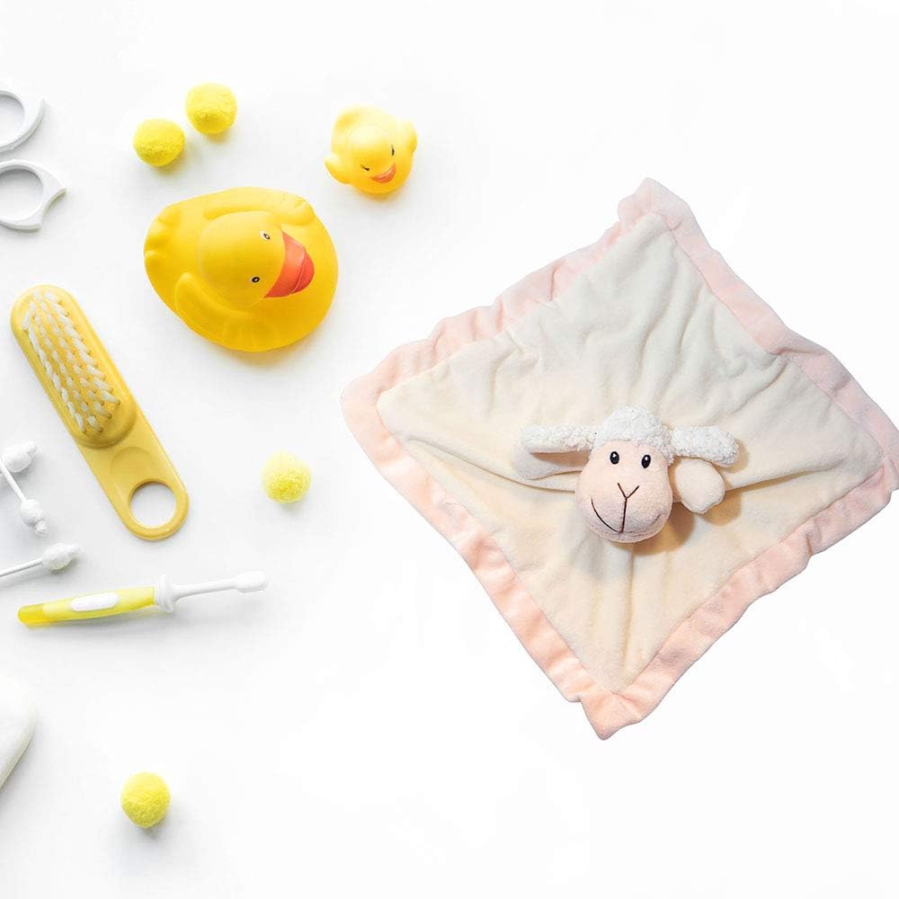 Baberoo Lamb Lovey - 12 Square Baby Security Blanket