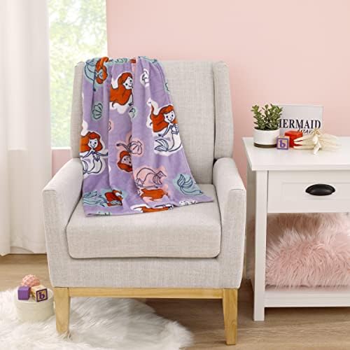 NoJo Disney Little Mermaid Plush Baby Blanket