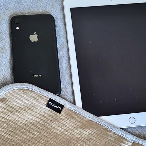 RadiHalt EMF Protection Blanket - Faraday Fabric for Laptop and Phone Safety