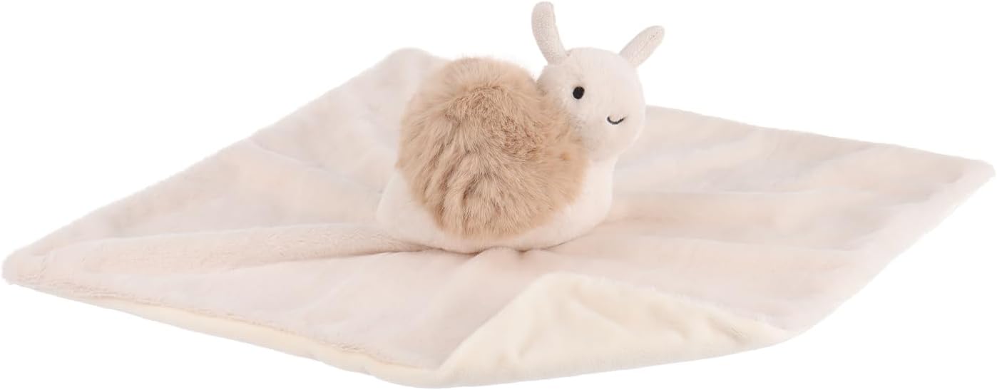 Apricot Lamb Brown Lazy Snail Blanket for Babies 1