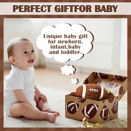 15 Inches Cute Football Design Snuggle Blanket