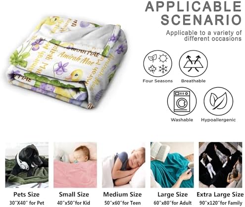 Aniruddha Personalized Duck Baby Blanket 30x40 Size
