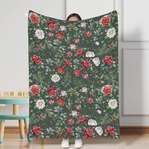 Soft Flannel Baby Blanket for Christmas Decor