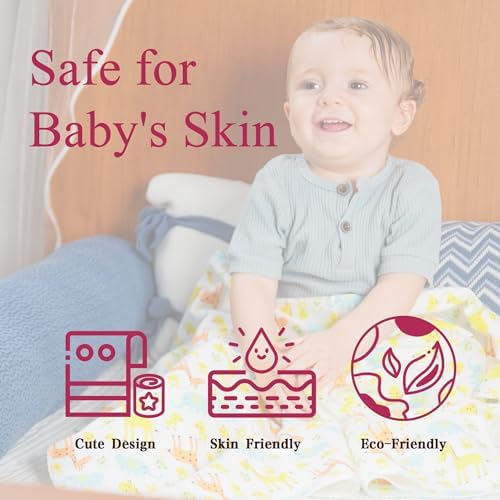 Omilion 34 Pack Baby Blanket Washcloth Set