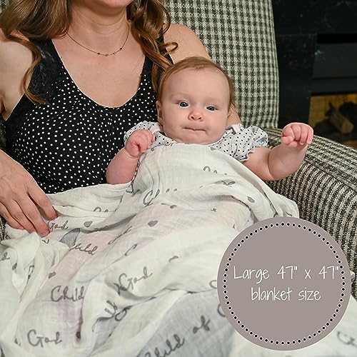 LollyBanks Child of God Swaddle Blanket 47x47 Inches