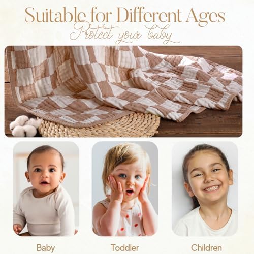 Ultra Soft Muslin Swaddling Blanket for Babies