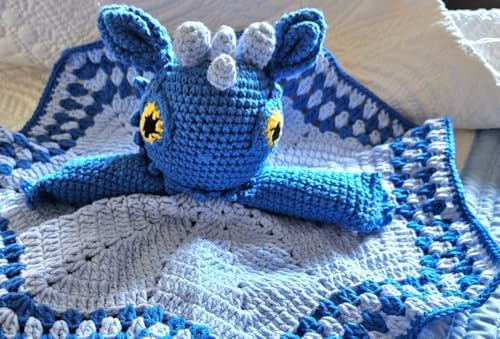 Handmade Dragon Baby Lovey Receiving Gift for Newborn
