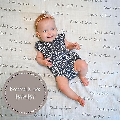 LollyBanks Child of God Swaddle Blanket 47x47 Inches
