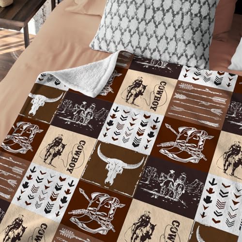 Western Baby Blanket for Nursery Room Decor