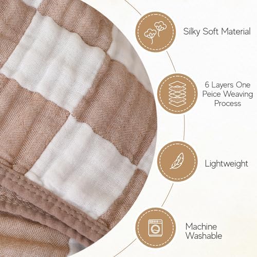 Ultra Soft Muslin Swaddling Blanket for Babies