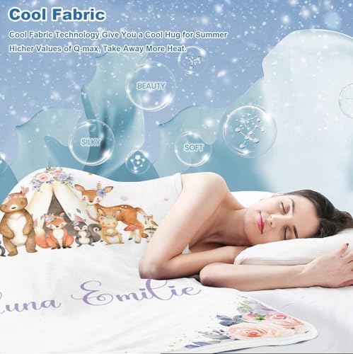 Deven Custom Cooling Blanket for Toddler Nursery Bed 30x40 Inch