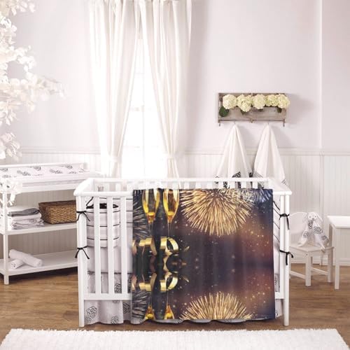 Salelf Happy New Year Baby Blanket 30x40 Inch