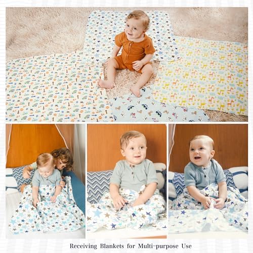 Omilion 34 Pack Baby Blanket Washcloth Set
