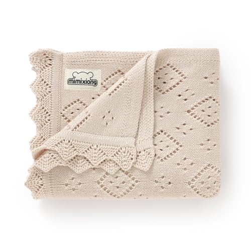 Mimixiong 100 Cotton Swaddle Blanket for Baby