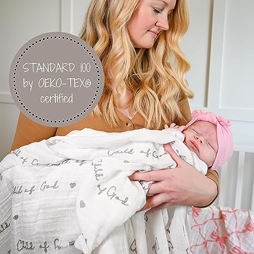 LollyBanks Child of God Swaddle Blanket 47x47 Inches