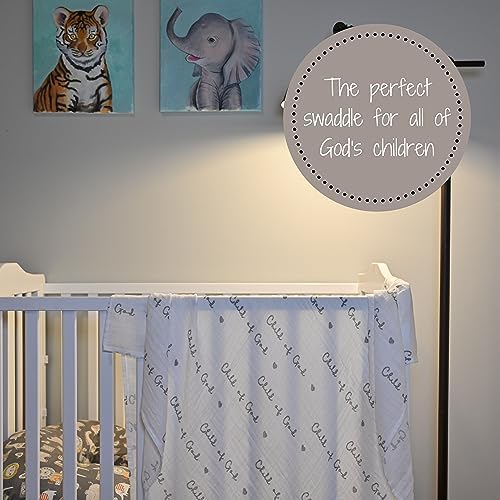 LollyBanks Child of God Swaddle Blanket 47x47 Inches