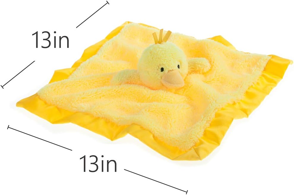 Apricot Lamb Stuffed Duck Security Blanket for Babies