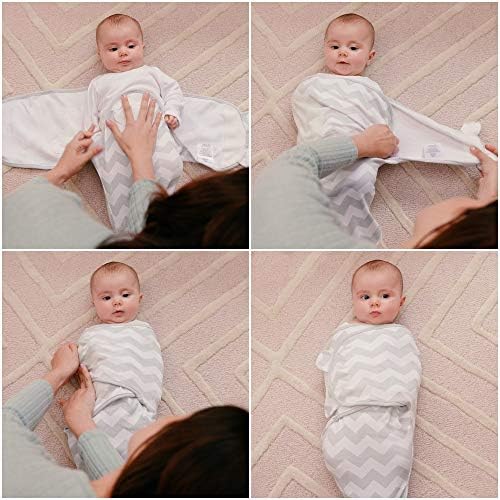 Comfy Cubs Swaddle Blanket 3 Pack - Grey