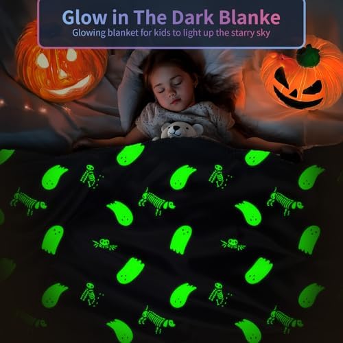 Cute Halloween Blanket for Kids and Adults 50x60