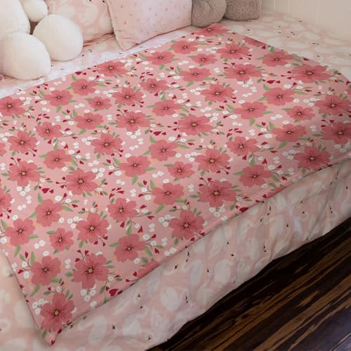 KASTLEE Love Blooms Baby Blanket for Girls and Boys