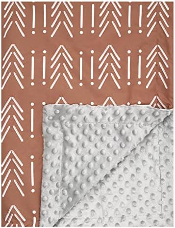 Culclendy Baby Blanket Dimple Dot Reversible