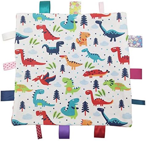 Inchant Baby Security Blanket Dinosaur Pattern