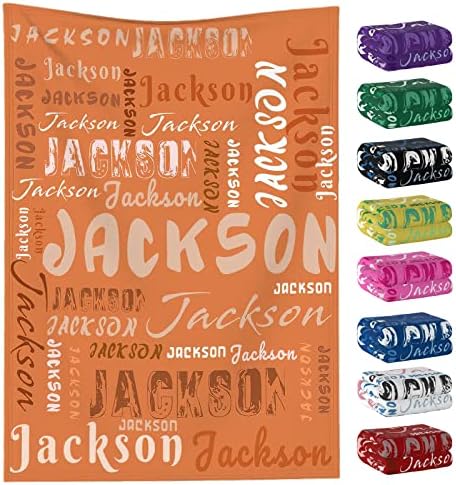 Custom Name Blanket for Kids and Adults