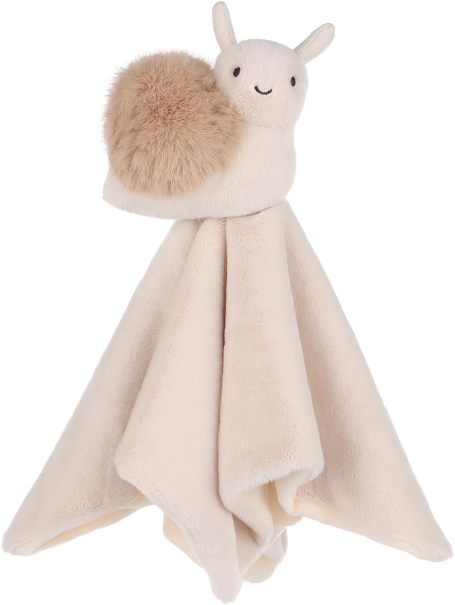 Apricot Lamb Brown Lazy Snail Blanket for Babies 1