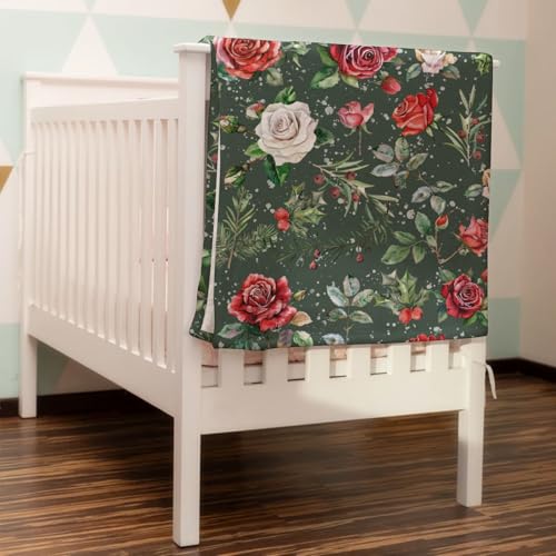 Soft Flannel Baby Blanket for Christmas Decor