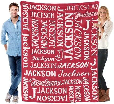 Deven Name Text Red Personalized Baby Blanket - 30x40 Inches
